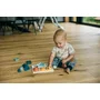 Puzzle copii, Free2Play, Din lemn, Cu sortare forme, Incurajeaza imaginatia, Dezvolta abilitatile motorii fine si coordonarea ochi-mana, 22,2x22,2x4,2 cm, 12 luni+, Multcolor - 8