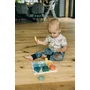 Puzzle copii, Free2Play, Din lemn, Cu sortare forme, Incurajeaza imaginatia, Dezvolta abilitatile motorii fine si coordonarea ochi-mana, 22,2x22,2x4,2 cm, 12 luni+, Multcolor - 10