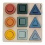 Puzzle copii, Free2Play, Din lemn, Cu sortare forme, Incurajeaza imaginatia, Dezvolta abilitatile motorii fine si coordonarea ochi-mana, 22,2x22,2x4,2 cm, 12 luni+, Multcolor - 4