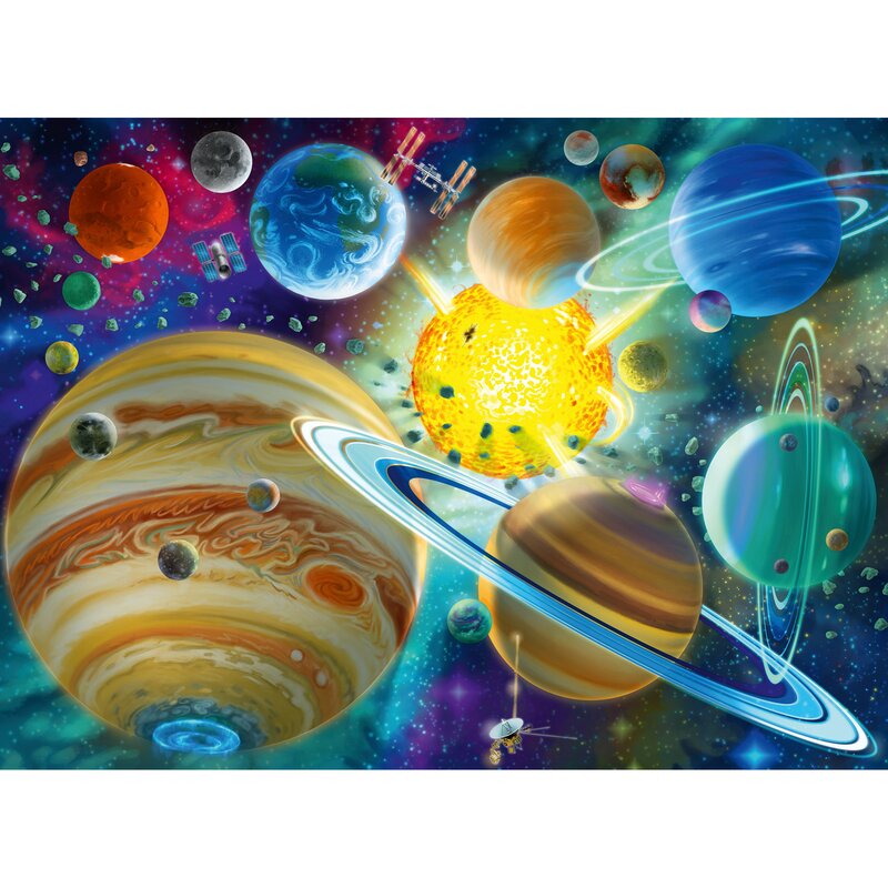 Ravensburger - puzzle educativ cosmos puzzle copii, piese 150
