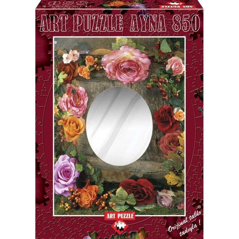 Puzzle cu oglinda, 850 piese - rose beauty - alberto rossini
