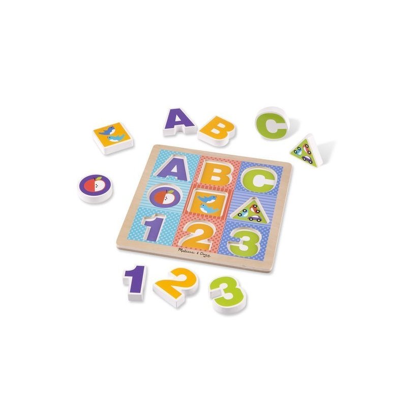 Melissa & Doug - Puzzle cu piese mari pentru belelusi