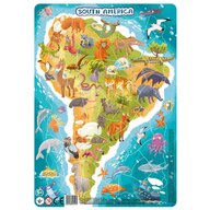 Dodo - Puzzle cu rama - America de Sud (53 piese)
