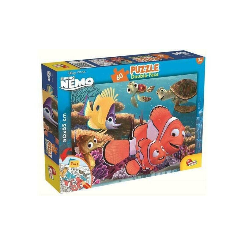 Puzzle personaje in cautarea lui nemo , puzzle copii , de colorat, piese 60