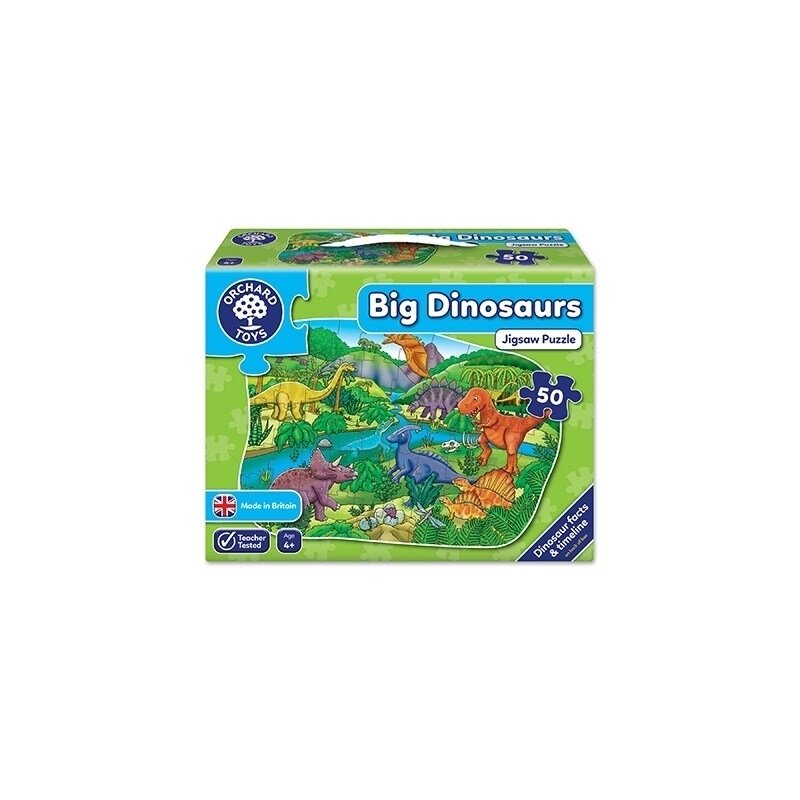 Orchard toys - puzzle de podea dinozauri, 50 piese