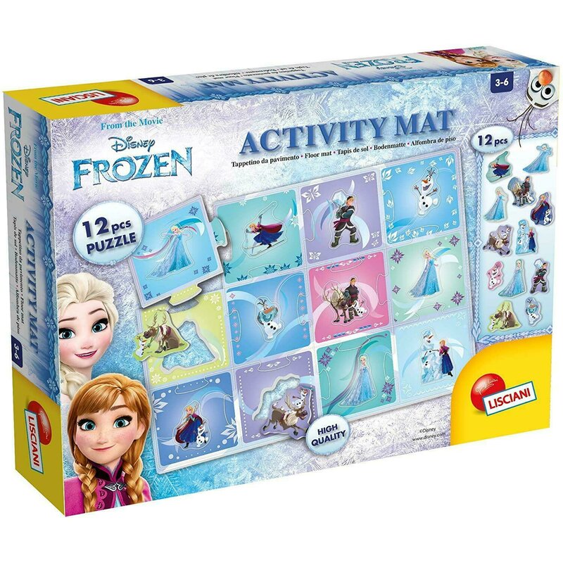 Lisciani - puzzle de podea - frozen (12 piese)