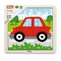Viga - Puzzle din lemn Masina , Puzzle Copii , Cu piese mari, piese 9 - 3