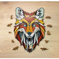 EWA - Puzzle din lemn, FOX, 141 piese @ 