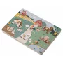 Puzzle muzical din lemn, Free2Play, Cu animalute de la ferma, Cu sunete, Cu maner, Stimuleaza simturile, invatarea prin joc si imaginatia, 29,8 x 21,2 x 3,8 cm, Farm - 2