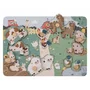 Puzzle muzical din lemn, Free2Play, Cu animalute de la ferma, Cu sunete, Cu maner, Stimuleaza simturile, invatarea prin joc si imaginatia, 29,8 x 21,2 x 3,8 cm, Farm - 1