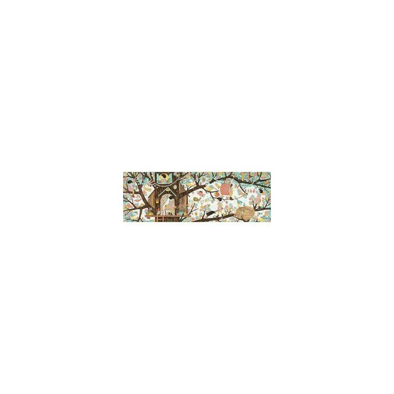 Djeco - puzzle casuta din copac, 200 piese