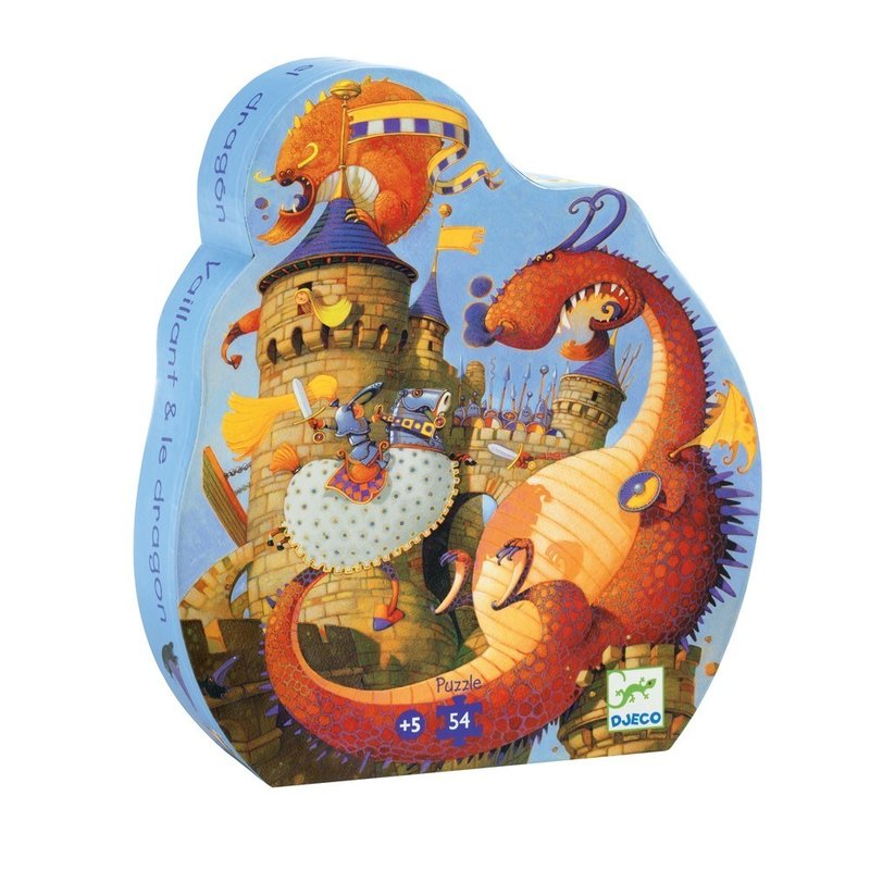 Djeco - puzzle cavalerul si dragonul