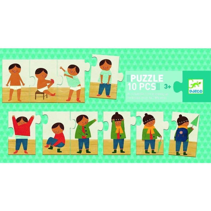 Djeco - puzzle ma imbrac singur