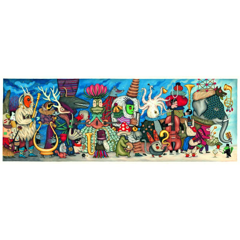 Djeco - puzzle orchestra fantastica