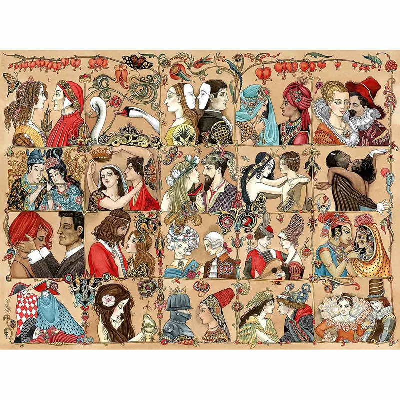 Puzzle dragostea vazuta in timp, 1500 piese
