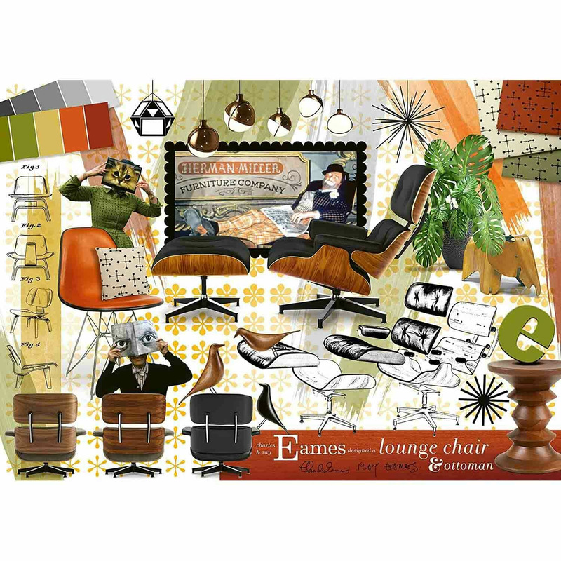 Puzzle Eames Design Clasic, 1000 Piese