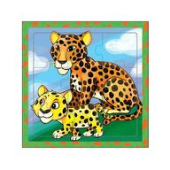 MamaMemo - Puzzle educativ leoparzi, 18m+ 