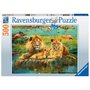 Ravensburger - Puzzle animale Familie de lei Puzzle Copii, piese 500 - 2