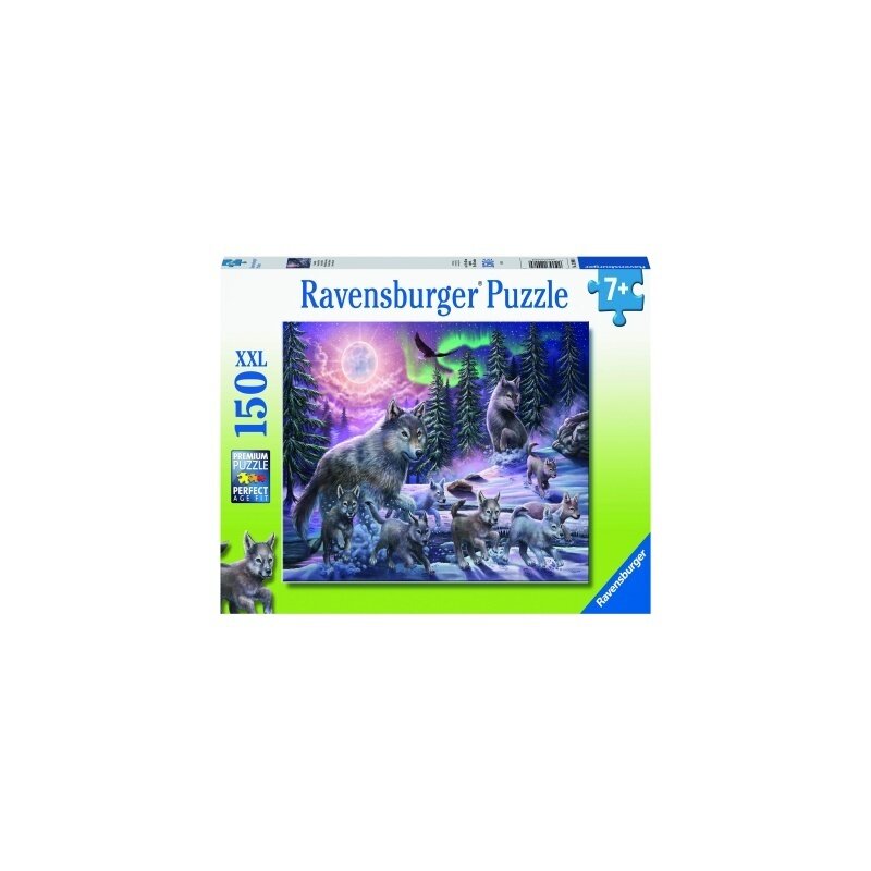 Ravensburger - puzzle familie de lupi, 150 piese