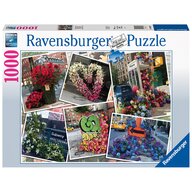 Ravensburger - Puzzle peisaje Flori in New York Puzzle Adulti, piese 1000