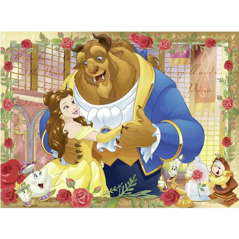 Puzzle frumoasa si bestia, 100 piese