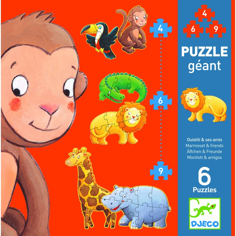 Djeco - puzzle gigant animale salbatice