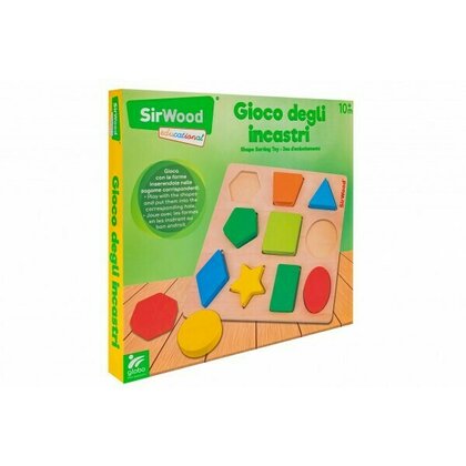 Globo - Puzzle  forme geometrice din lemn