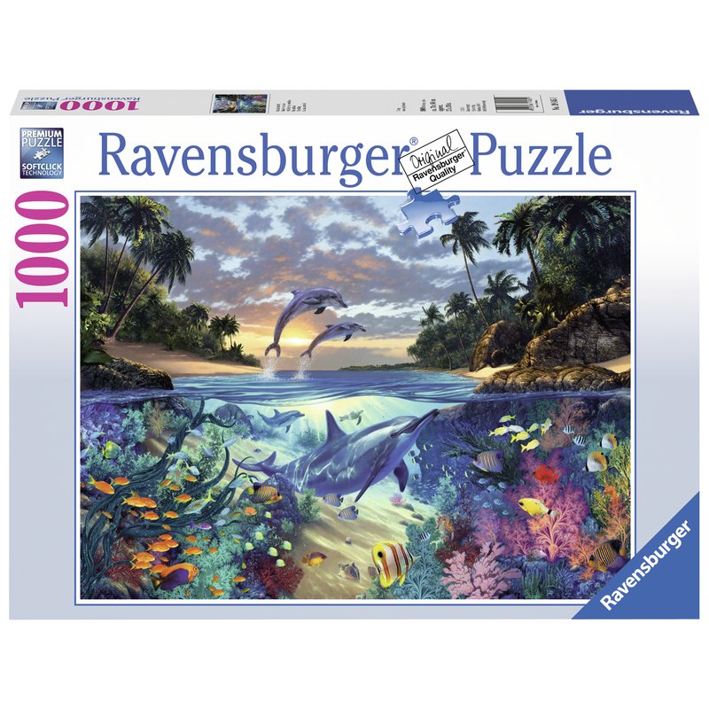 Ravensburger - puzzle golful coralilor, 1000 piese