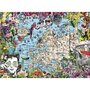 Ravensburger - Puzzle educativ Harta Europei Puzzle Copii, piese 500 - 2