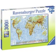 Ravensburger - Puzzle Harta politica, 300 piese