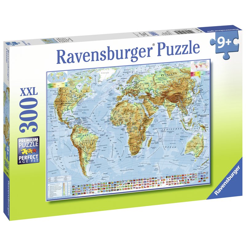 Ravensburger - puzzle harta politica, 300 piese