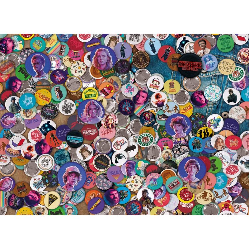 Clementoni - puzzle peisaje impossible stranger things , puzzle adulti, piese 1000, multicolor