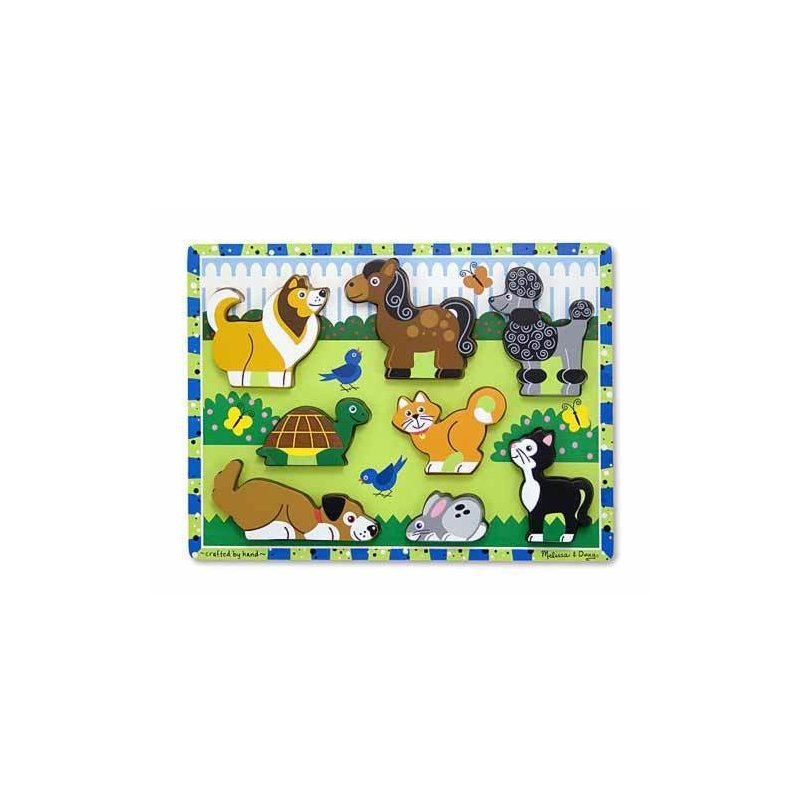 Melissa & Doug - Puzzle In Relief Animale De Companie