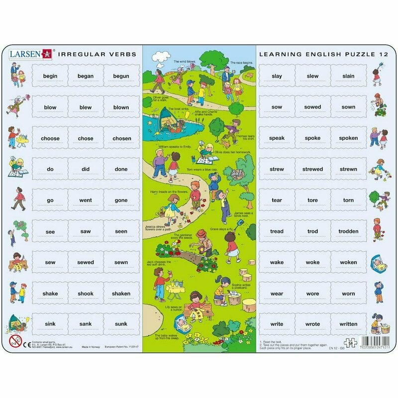 Larsen - puzzle invatam limba engleza nr12 54 piese