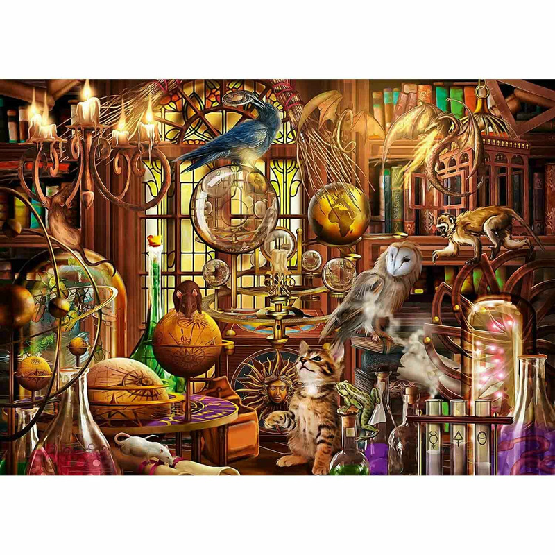 Puzzle Laboratorul Lui Merlin, 1000 Piese