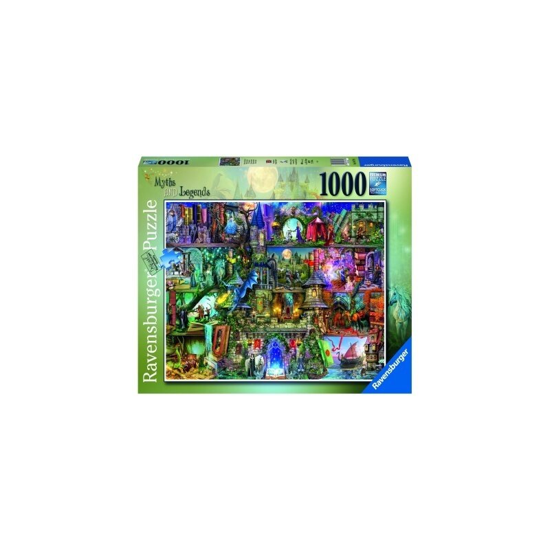 Ravensburger - puzzle legende si mituri, 1000 piese