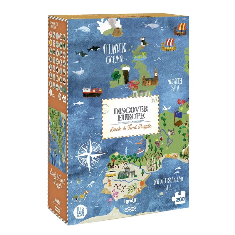 Londji - puzzle , descopera europa