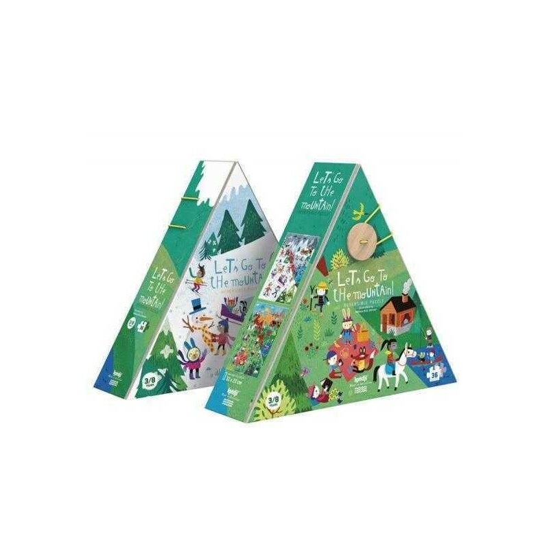 Londji - puzzle educativ haideti la munte! , puzzle copii, piese 36
