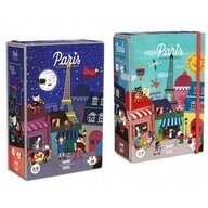 Londji - Puzzle orase Noapte si zi la Paris , Puzzle Copii, piese 36