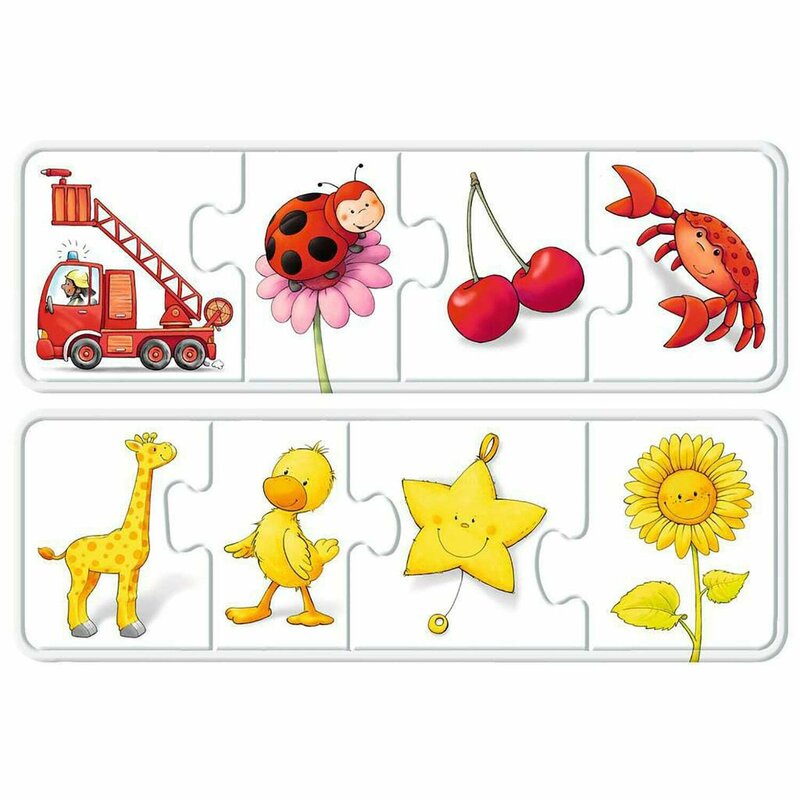 Ravensburger - puzzle lucruri colorate, 6x4 piese