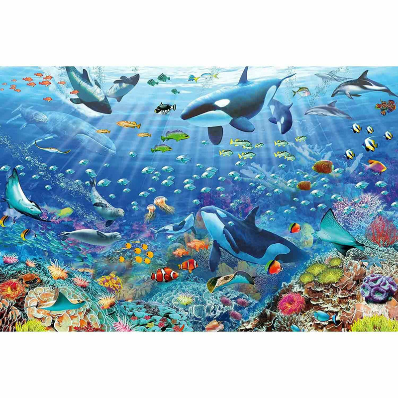 Puzzle Lumea Subacvatica Colorata, 3000 Piese