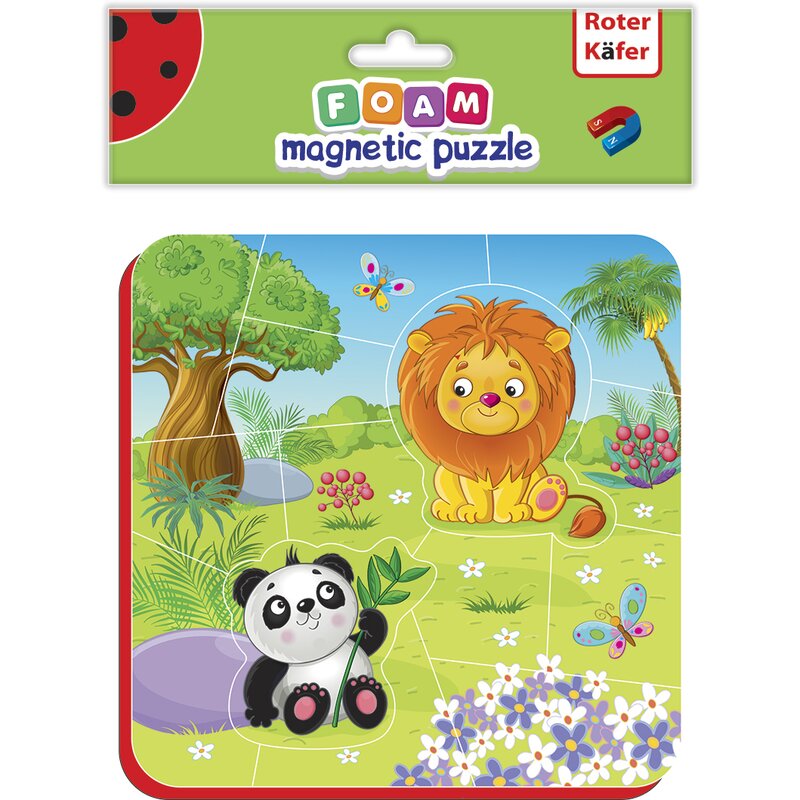 Roter kafer - puzzle magnetic zoo rk5010-04