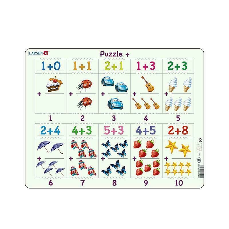Larsen - puzzle maxi adunari cu imagini, orientare tip vedere, 20 de piese,