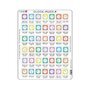 Larsen - Puzzle educativ Ora pe ceas , Puzzle Copii , Maxi, Orientare tip portret, In engleza, piese 42 - 1