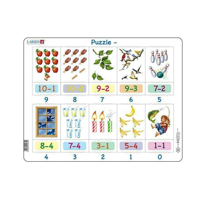 Larsen - puzzle maxi scaderi cu imagini, orientare tip vedere, 20 de piese,