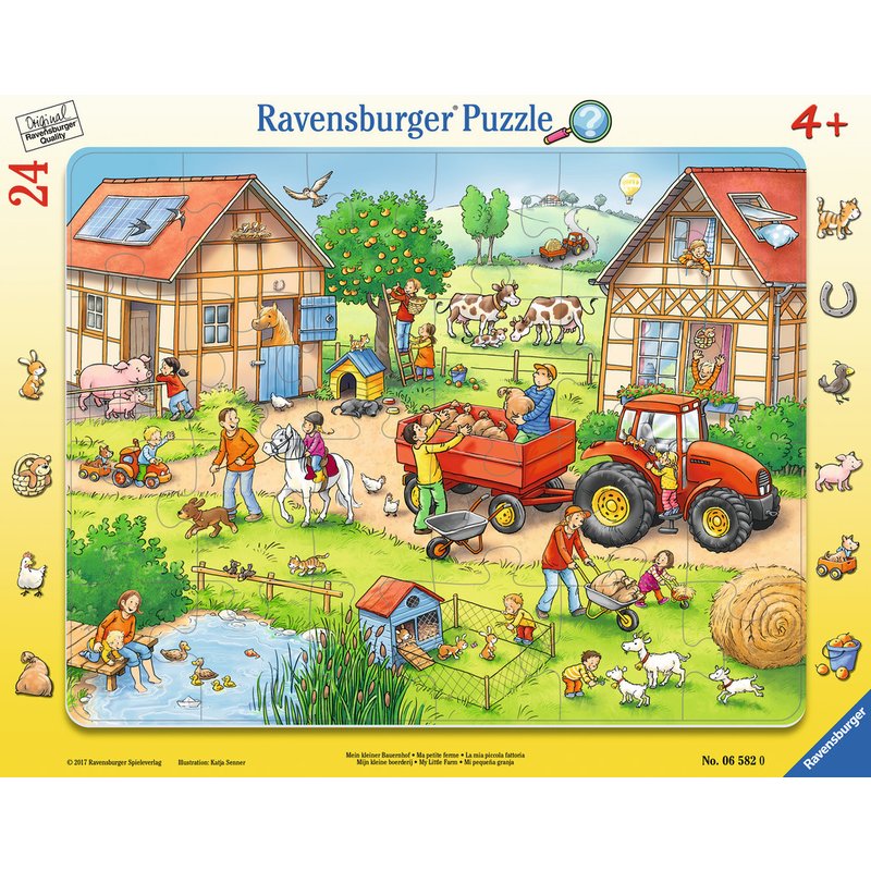 Ravensburger - Puzzle Mica mea ferma, 24 piese