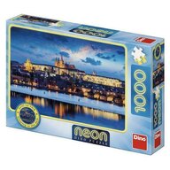 Dino - Toys - Puzzle Neon - Castelul Praga (1000 piese)