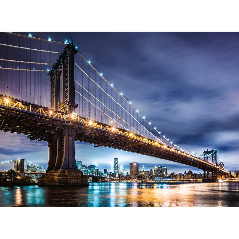 Ravensburger - puzzle orase new york puzzle copii, piese 500