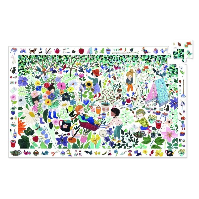 Djeco - puzzle observatie 1000 de flori