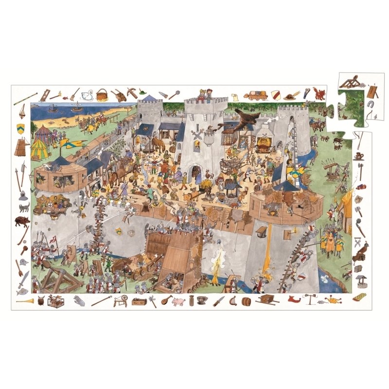 Djeco - puzzle observatie fortareata